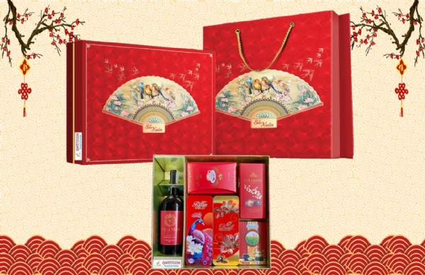 Hộp quà tết tặng đối tác STĐT 25-08