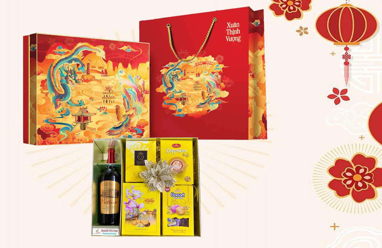 hộp quà tết công nhân viên